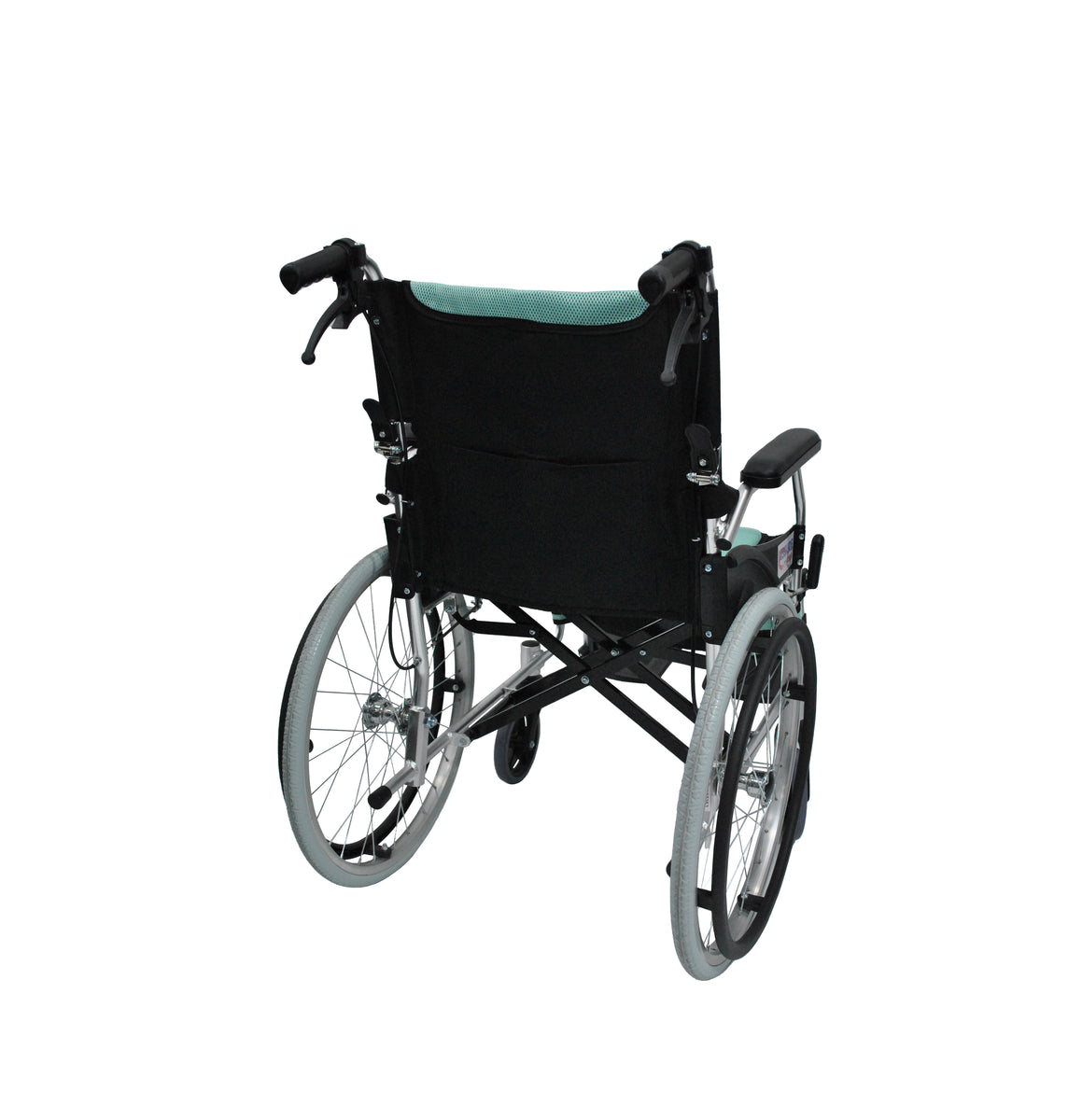 YP Lightweight Flip Up Wheelchair with Breathable Upholstery Easy