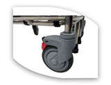 Stainless Steel Detachable Commode with Anti Tippers