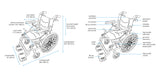 Bion Kompac Wheelchair K100