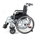 Lightweight Detachable Wheelchair with Anti Tippers