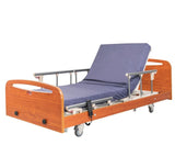 4 Functions Wooden Electrical Hospital Bed - ( Low Bed Height )