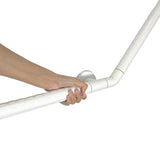 Angled Stainless Steel Nylon Grab Bar