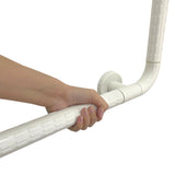 L-Shaped Stainless Steel Nylon Grab Bar