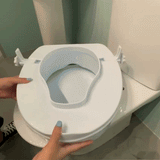 Raised Toilet Seat with Cover