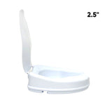 Raised Toilet Seat with Cover
