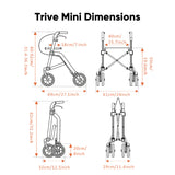 Trive Lightweight Compact Rollator