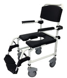 Aluminum Padded Detachable Commode
