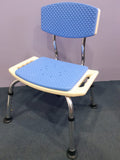 EVA Foam Padded Aluminium Shower Chair With Backrest