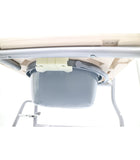 Powder Coated Steel Detachable Commode With 4 Brakes (Stocks in Jan 2026)