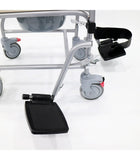 Powder Coated Steel Detachable Commode With 4 Brakes (Stocks in Jan 2026)