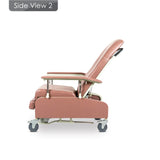 BION Reclining Mobile Geriatric Chair with Drop Armrest RGC100D