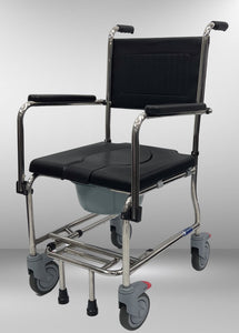 Stainless Steel Detachable Commode with Anti Tippers