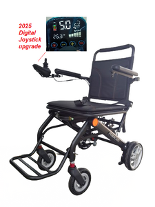 13.8kg* Porter Ultra Lightweight Traveller Motorised Wheelchair (2025 Smart Joystick Upgrade)