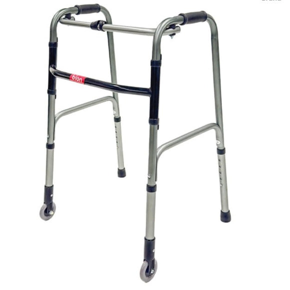 Foldable Walking Frame with Wheels
