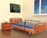 4 Functions Wooden Electrical Hospital Bed - ( Low Bed Height ) (Stocks in mid Sep-early Oct)