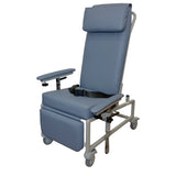 CarePlus Mobile Recliner Geriatric Chair with Tray