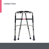 Foldable Walking Frame with Wheels