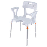 KING Shower Chair with Backrest & Armrests