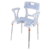 KING Shower Chair with Backrest & Armrests
