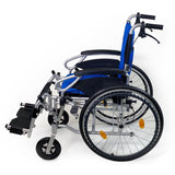 Lightweight Elevating Wheelchair with Flip Up Armrest