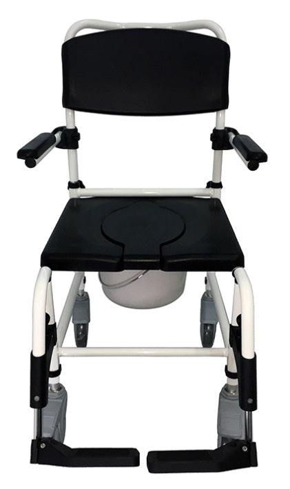 Aluminum Padded Detachable Commode – Easy Wheels Pte Ltd