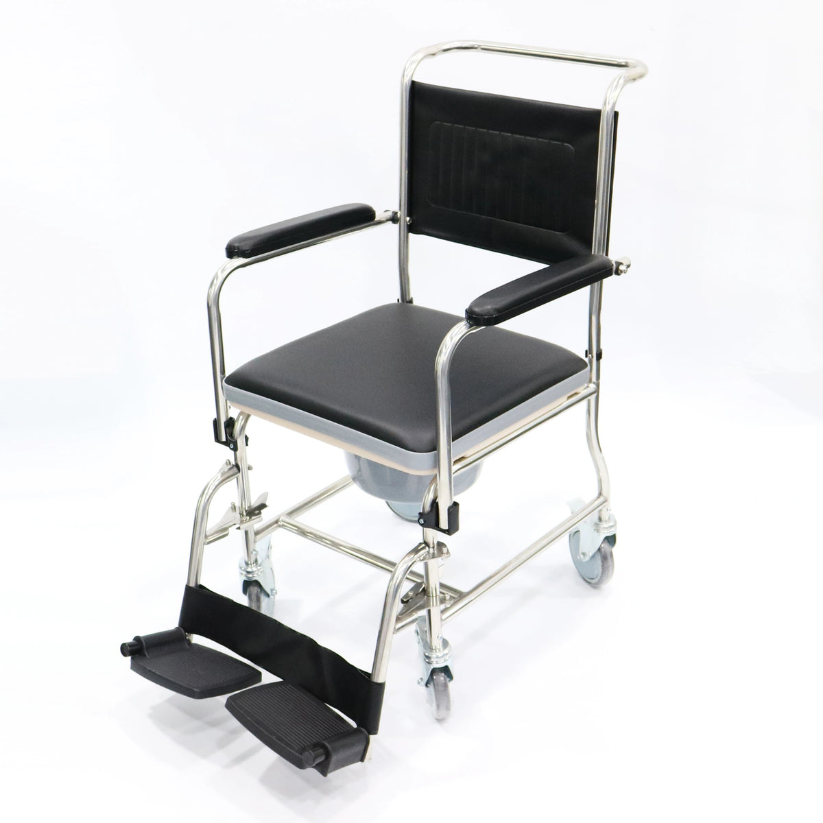 Eco Stainless Steel Detachable Commode – Easy Wheels Pte Ltd