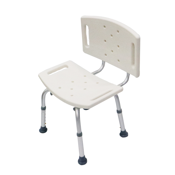 Aluminium Shower Chair With Backrest