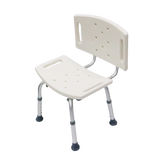 Aluminium Shower Chair With Backrest