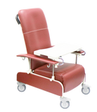 3 Position Reclining Mobile Geriatric Chair with Drop Down Armrests (Arriving April 2024)