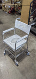 SG Stainless Steel Commode (Made in Singapore) with Stainless Steel Castors