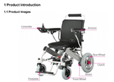Sebra Lightweight Folding Motorised Wheelchair (Upgraded)