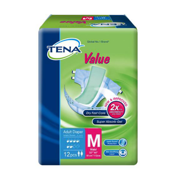 TENA Value Tri-Fold Adult Diapers