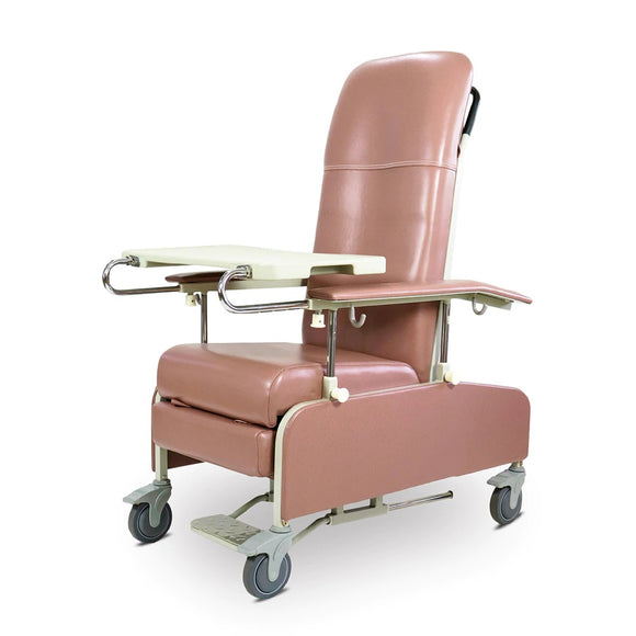 BION Reclining Mobile Geriatric Chair with Drop Armrest RGC100D